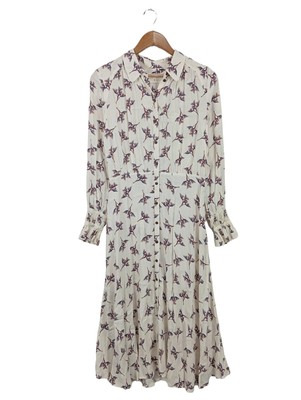 BA&SH Blusenkleid Damen Gr. DE 38 weiß Casual-Look