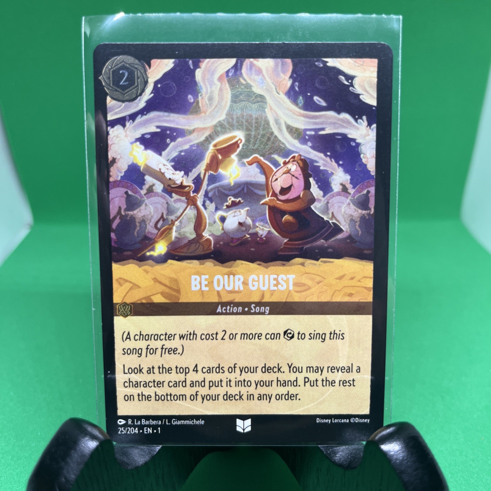 Disney Lorcana The First Chapter Be Our Guest 25/204 Cold Foil (NM)