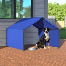 Dog Shade Shelter Outdoor Tent Waterproof Sun Protection Pet House Blue