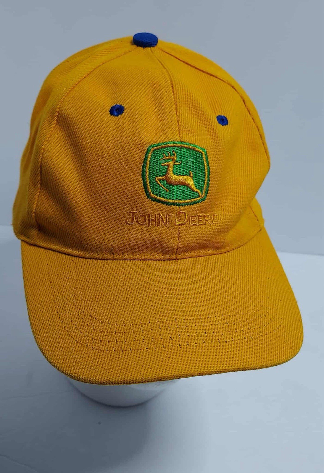 John Deere Juniors Hat Baseball Cap Hat Orange Green Yellow Adjustable
