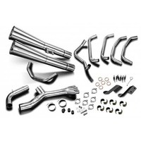 Kawasaki Z1300 Kz 1300 1979/1989 Komplettes Auspuffsystem 6En2 Chrom - Delk
