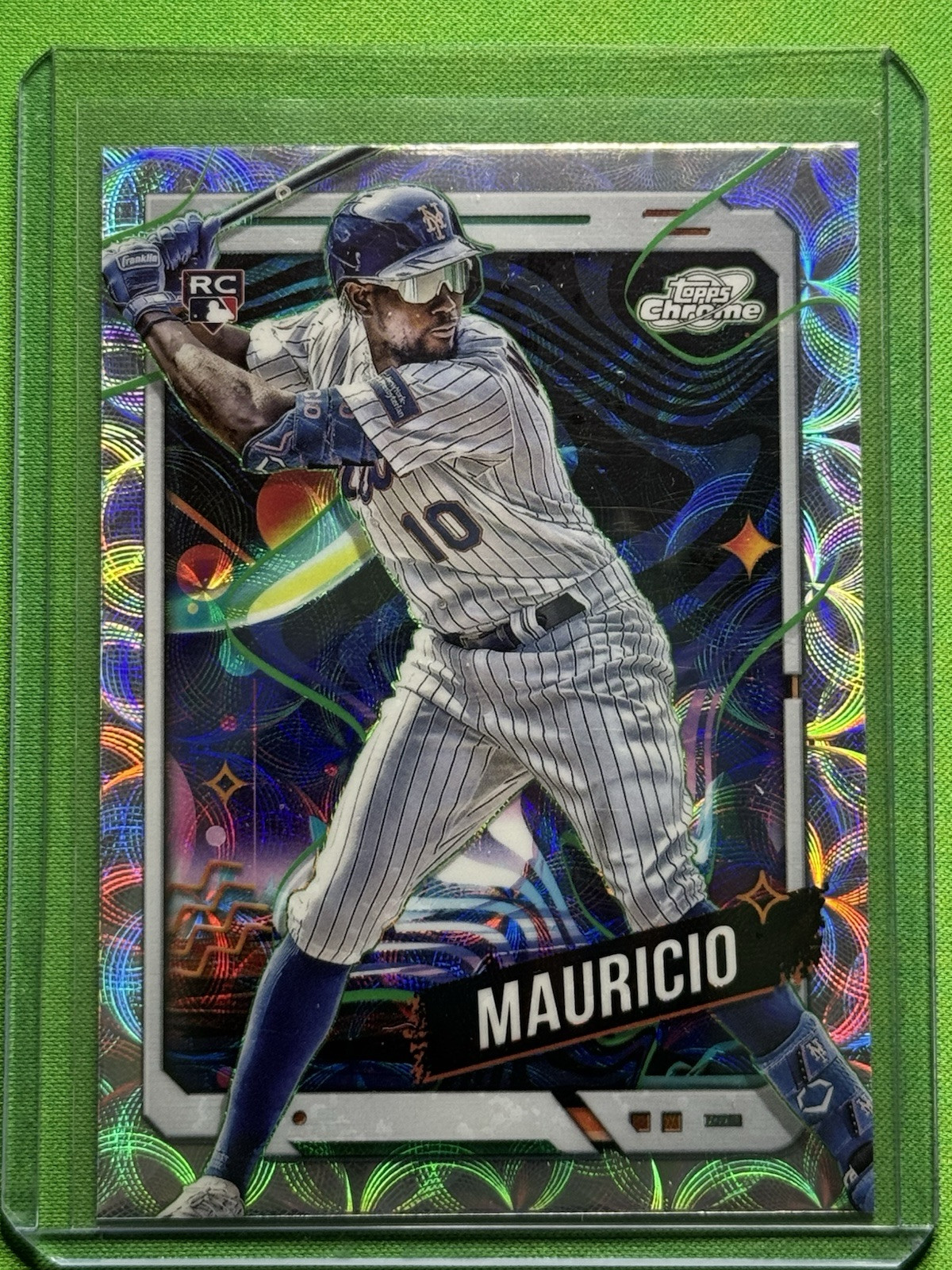 Ronny Mauricio 2024 Topps Cosmic Chrome Nucleus Refractor #10 Mets Rookie RC