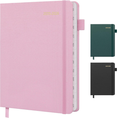 Planner 2025-2026, Academic Linen 2025-2026 Monthly Planner July 2025 to June 20