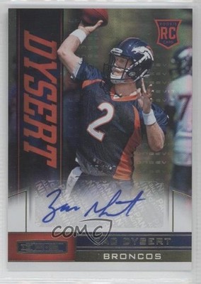 2013 Panini Rookies & Stars 45/49 Zac Dysert #199 Auto RC 0b5