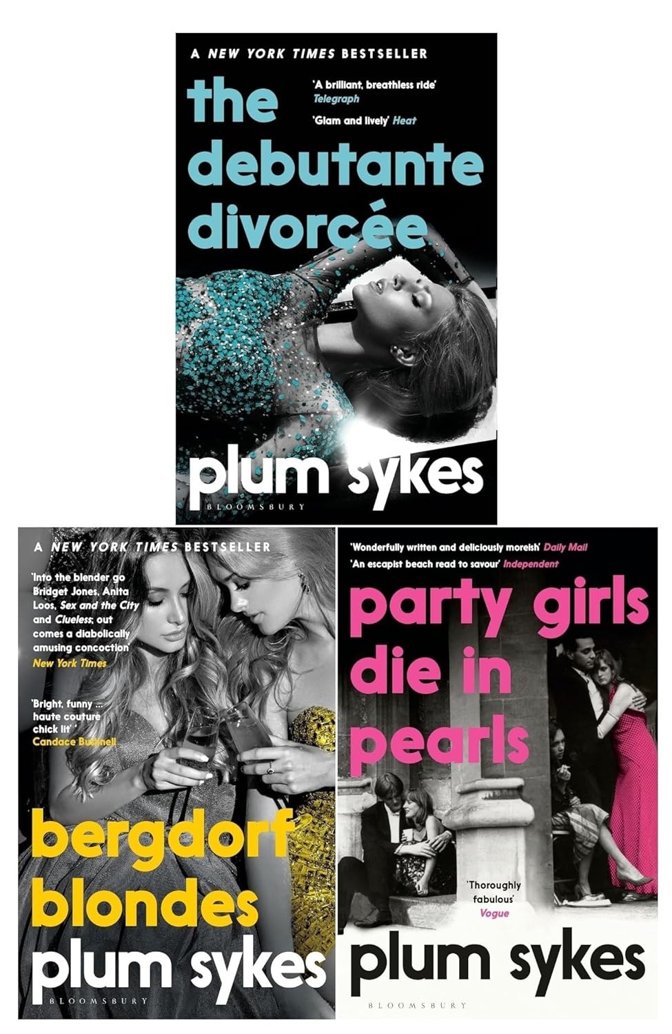 Plum Sykes Collection 3 Books Set Bergdorf Blondes, Debutante Divorcée,Party