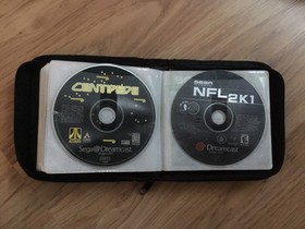 SEGA Dreamcast Console Bundle Lot 16 Games 4 Controllers VMU Carrying Case Works