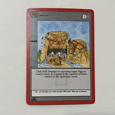 MetaZoo Cryptid Nation: Nightfall 1st Edition Land Tax 69/163