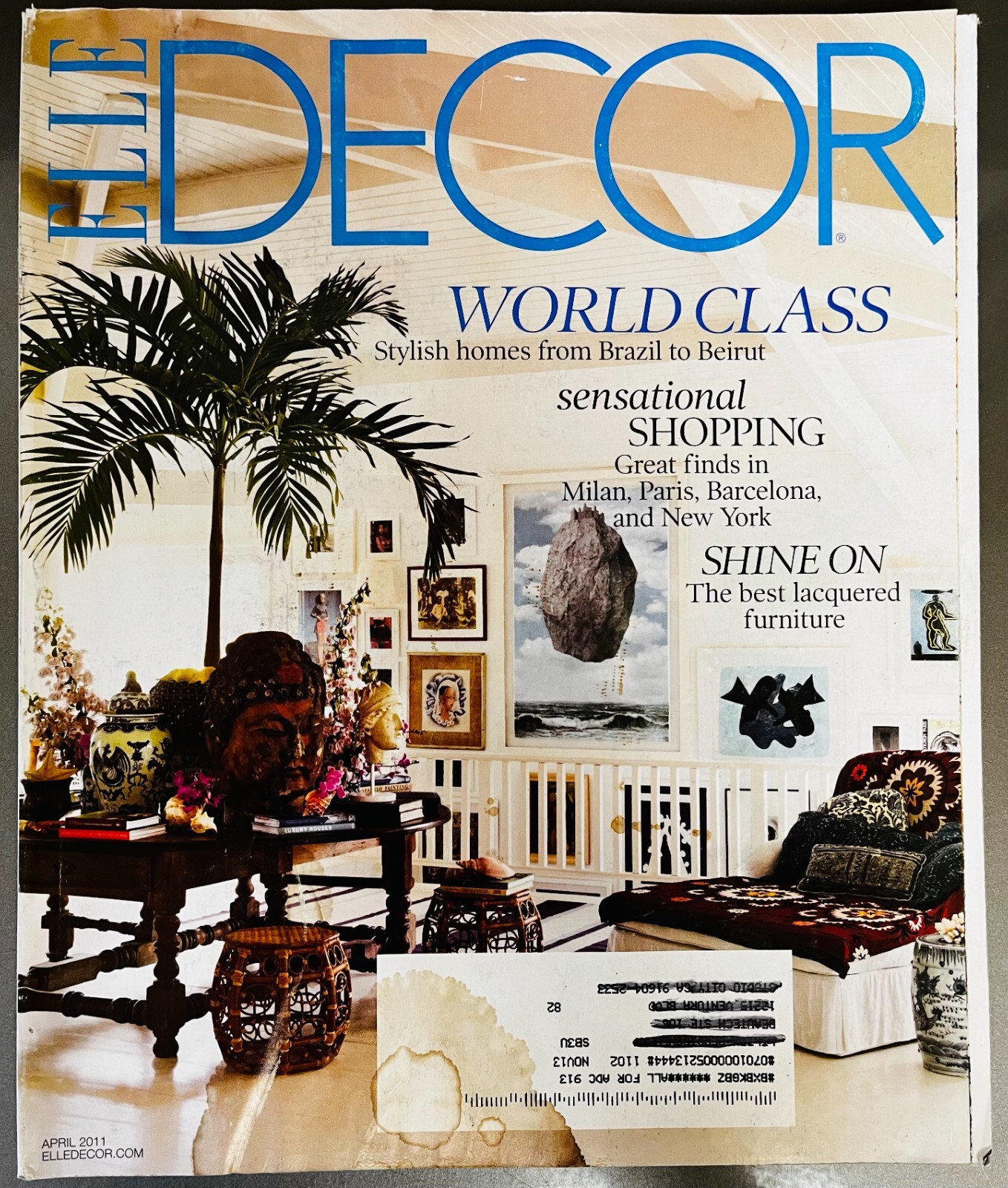ELLE DECOR Magazine ~ Issue #174 ~ April 2011