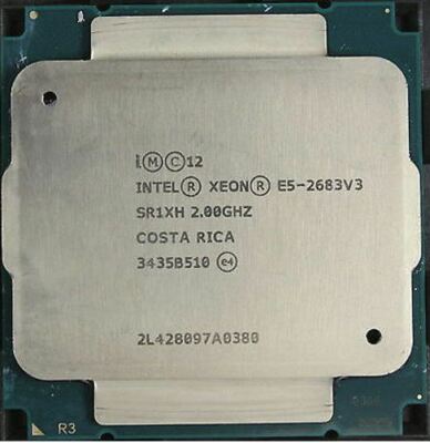 Intel Xeon Fourteen-Core E5-2683v3 2.00 GHz Processor CPU 35M Cache SR1XH