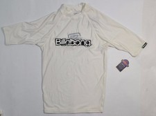 Billabong NOSEEUMS White Ultraviolet Protection 50 Men's Short Sleeve Rash Guard