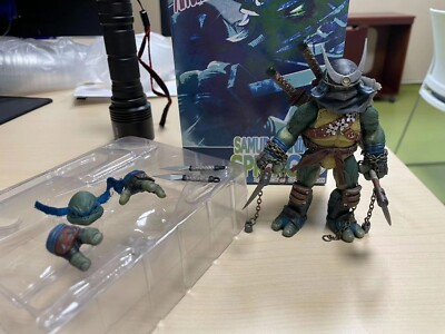 Hover to zoom 5k Fury Toys TMNT Samurai Animals Spring Leonardo
