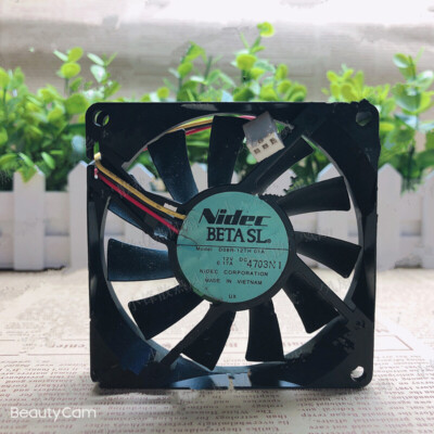 1pcs   D08R-12TH 01A 12V 0.17A 8CM 8015 #F4