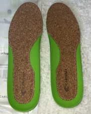 Cariuma W8 M6.5 Comfy Bio-Foam Removable Insoles With Cork Green Shoe Insert New