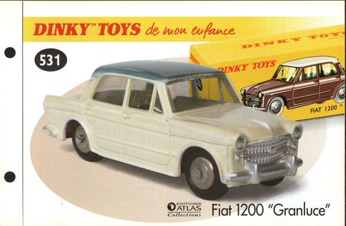 DINKY Toys Atlas Sheet Specification Without Certificate Choice - Picture 56 of 79
