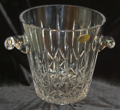 Block Olympic Crystal Champagne Large Ice Bucket/Wine Cooler New