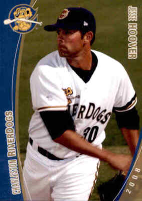 2008 Charleston Riverdogs Grandstand 12 Jesse Hoover Tampa Florida Baseball Card