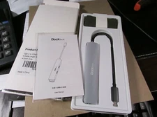 Dockteck 5 in 1 USB-C Multiport Adapter w/ USB C to 4k HDMi, 1Gbps 2 units 