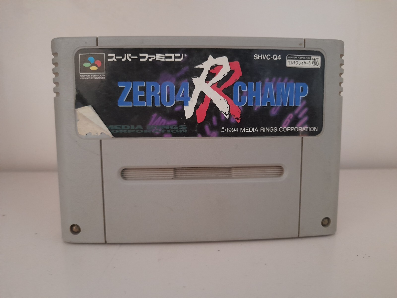 Jeu Super Nintendo japonais SUPER FAMICOM : ZERO 4 Champ RR - 2 -