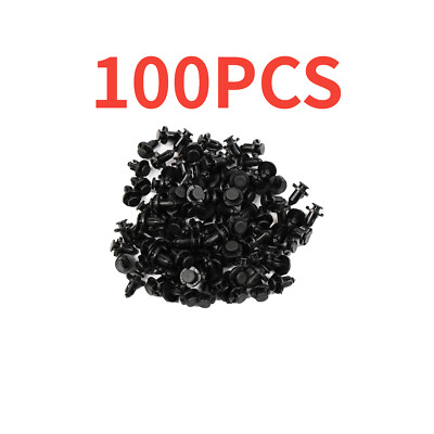 100 pcs Bumper Fender Clip Retainer Fastener Rivet Screw 90914-0007 For Subaru