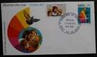 1972 Australia Christmas 1972 FDC ties 2 Stamps cd Ipswich