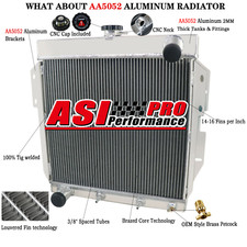 2 Rows Aluminum Radiator Fit 1955-1957 Ford Thunderbird T-bird 4.85.1lv8 2 Rows Aluminum Radiator Fit 1955-1957 Ford Thunderbird T-bird 4.85.1lv8