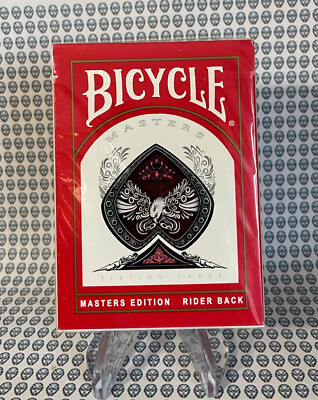 Bicycle Rider Back -  Masters Edition UV500 Red Air Flow - Playing Cards #PC221