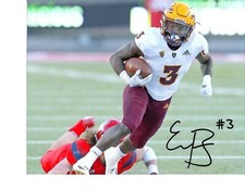 Eno Benjamin signed autographed 8x10 football photo Arizona State Sun Devils h