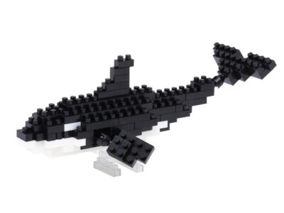 Nanoblock Killer Whale 110 Teile Orca Miniserie NBC_136 Level 2 Neu & Ovp