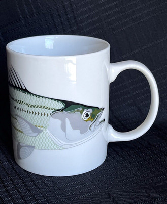 Bass Fish Coffee Mug Orly Maison Watercolor Fishing
