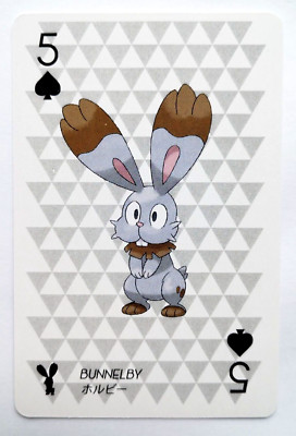 2013 POKEMON X Playing Poker Card #18 BUNNELBY Kalos TCG Japan