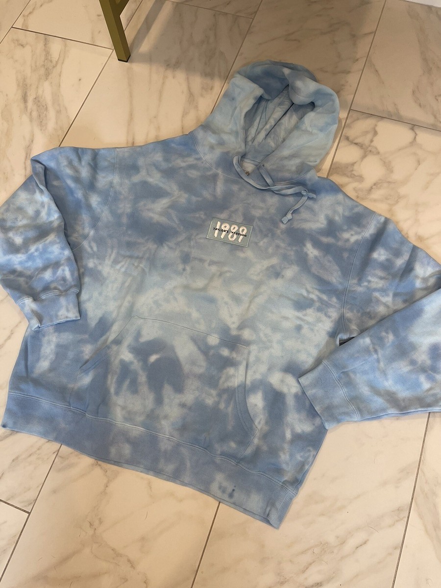 1989 Taylor's Version Blue Tie Dye Hoodie Official Taylor 1989 Taylor's Version Blue Tie Dye Hoodie Official Taylor
