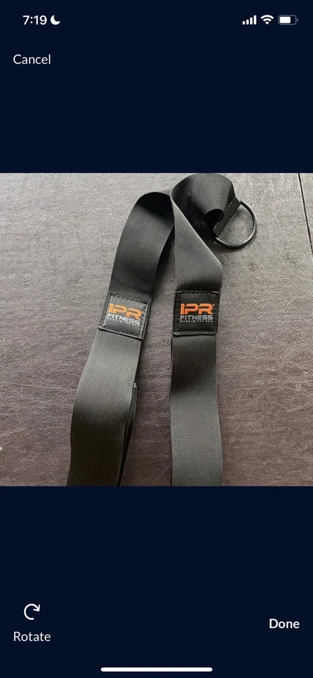 Accesorio de cable con mango en D + accesorio de cuerda de tríceps de 36” + accesorio de tríceps adicional Foto 2 de 4