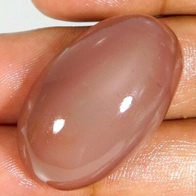 58.1Cts. 100% Natürlich Rot Seidig Mondstein Oval Cabochonschliff Lose Edelstein