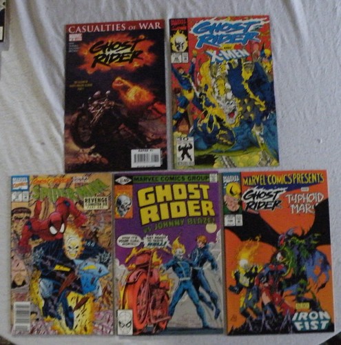 Lot of 5 GHOST RIDER & Friends Comic Books vs. Johnny Blaze X-Men ...