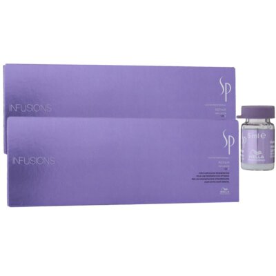 Wella SP Repair Infusion 2 x 6 Stück a 5 ml Ampullen Serum für geschädigtes stra