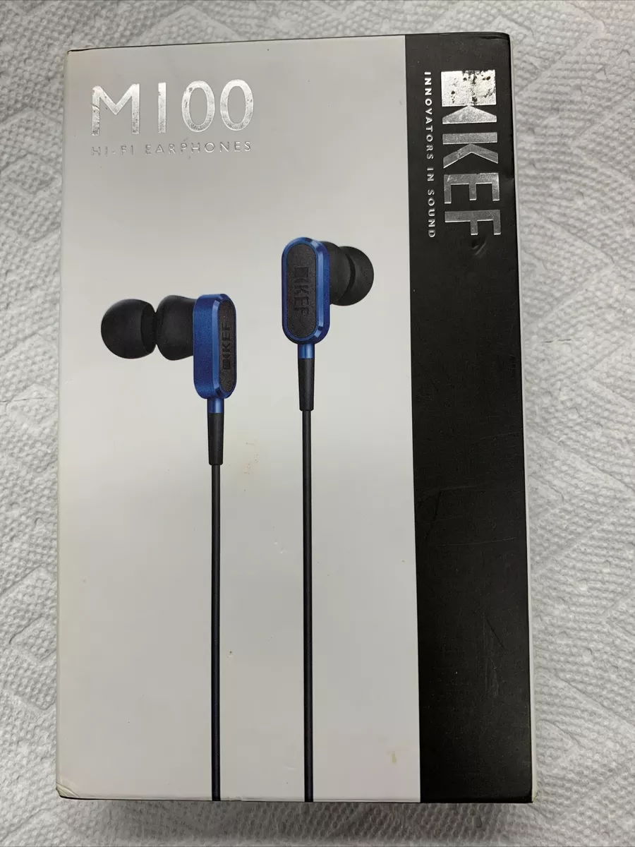 KEF M100 IN EAR HEADPHONES Racing Blue