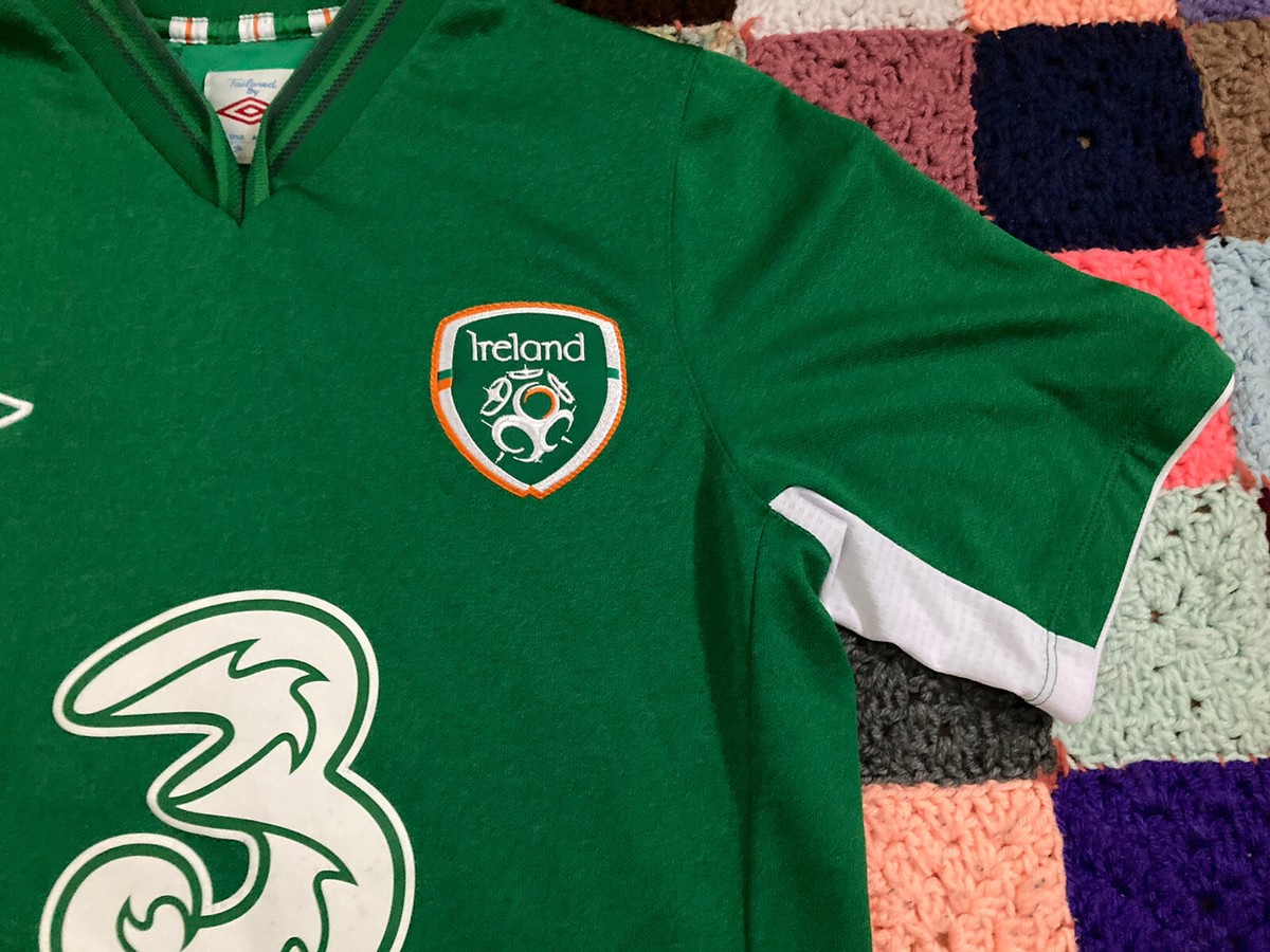 IRELAND JERSEY Tailored By Umbro 2012/13 National Team Soccer