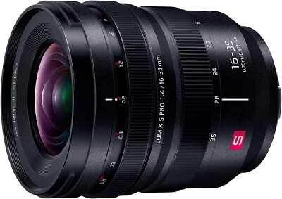 未使用 LUMIX S PRO 16-35mm F4 S-R1635 Panasonic S-R1635 LUMIX S PRO 16-35mm F4 Black ultra wide-angle