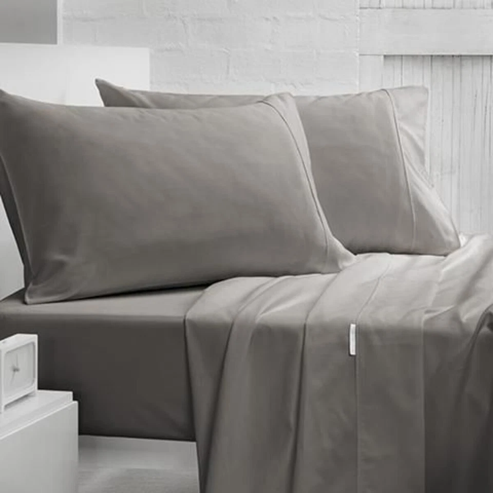 Gainsborough 400TC Pima Cotton Sateen Sheet Set QUEEN SIZE TAUPE