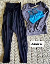 3 Pc Adult Small Hip Hop Dance Costume W/ Harem Pants