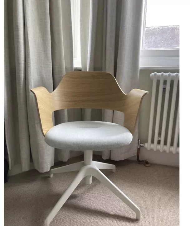 Ikea wooden swivel chair outlet