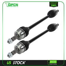 Pair of CV Axle Shaft Assembly Front for Subaru Crosstrek 2014-2015 XV Crosstrek