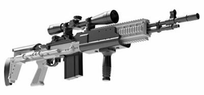1/12 Little Armory (LA050) Mk14Mod0 EBR Type Plastic model NEW from Japan