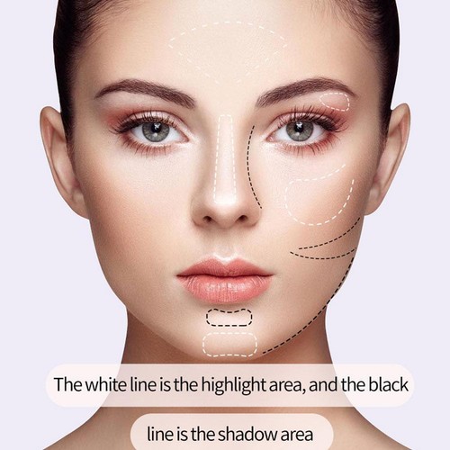 Double-head V Face Stick Highlighter Stick Concealer Pen Face Make Up Shado W1R5 - Picture 12 of 17