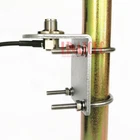 L-shaped Stainless Steel U Clips Mount Vehicle Antenna General Holder Bracket