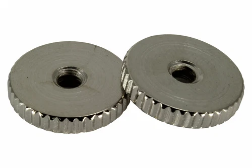 ABR-1 Bridge Thumbwheels with coarse knurling - Steel