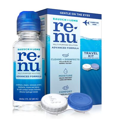 Renu MultiPlus Advanced Formula Multipurpose Solution, 2 Fl Oz