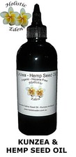 ORGANIC KUNZEA & HEMP SEED OIL 100% Pure Cold Pressed Pain Relief Oil, 100ml