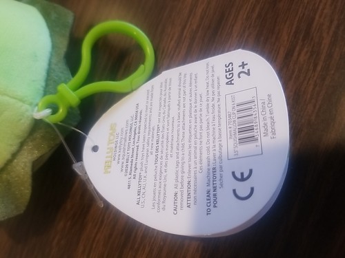 KELLYTOYS SQUISHMALLOW 3.5" TRISTAN THE TRICERATOPS PLUSH CLIP ON NEW W/ TAGS - Picture 5 of 7