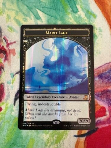 Marit Lage Token Foil MAGIC THE GATHERING MTG From the vault lore